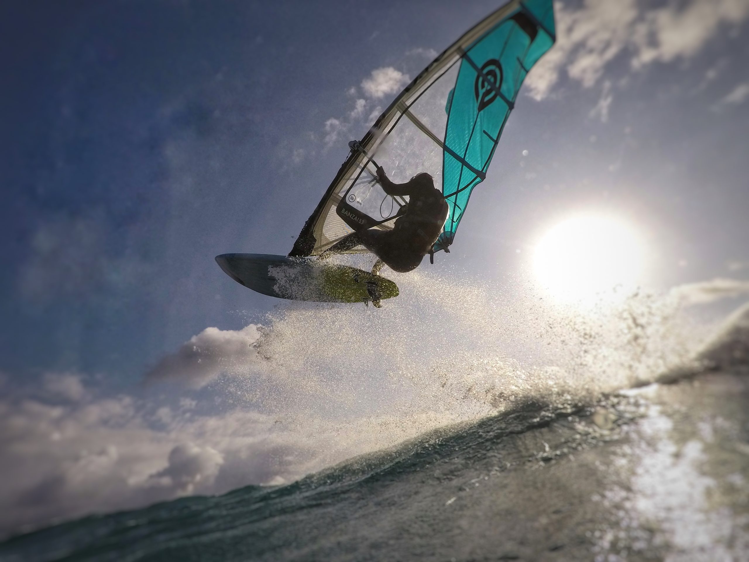 Windsurfing Picture using the GoPole Dome