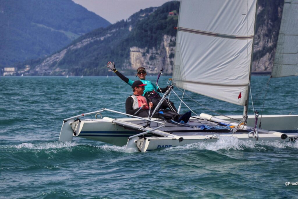 Dart 18 Sailing on the Urnersee