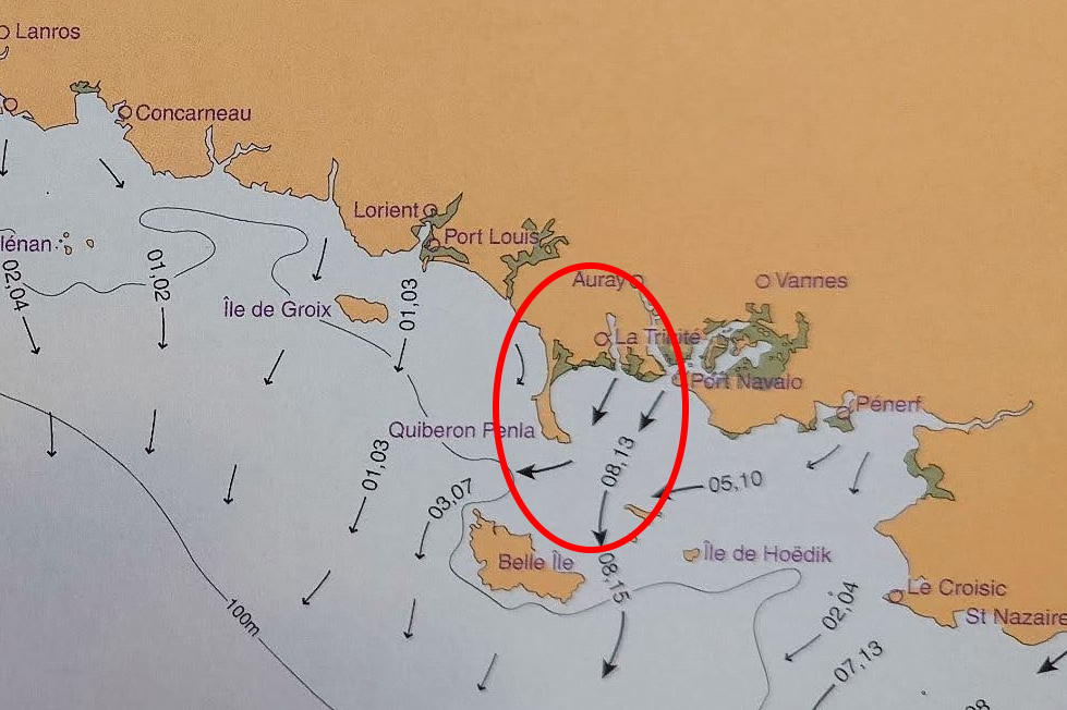 Extract from Tidal Stream Atlas. 