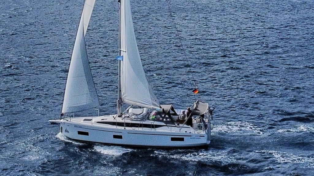 Charter Boat Bavaria C38 in test from All Winds Adventures