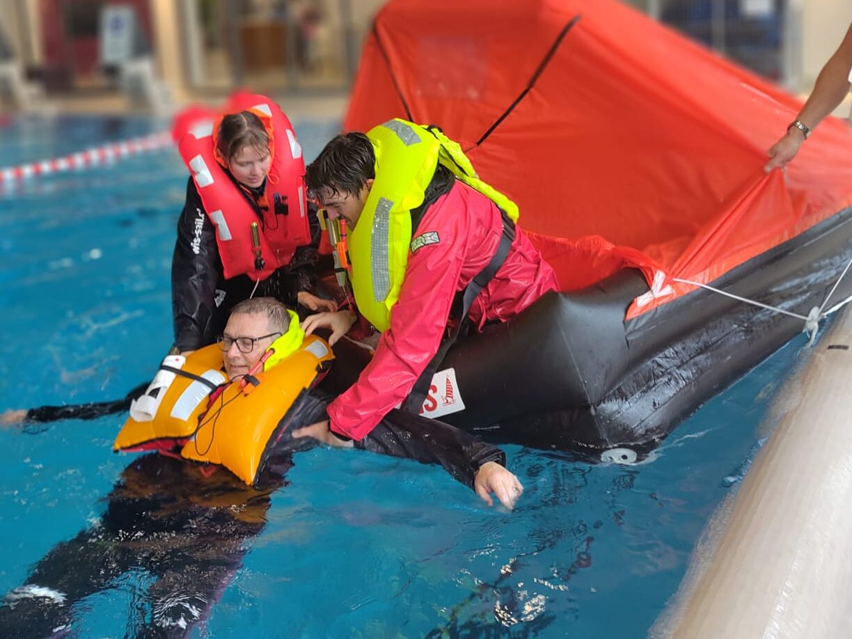 It's good to know your safety equipment works. A sea survival course is a good place to test it. 