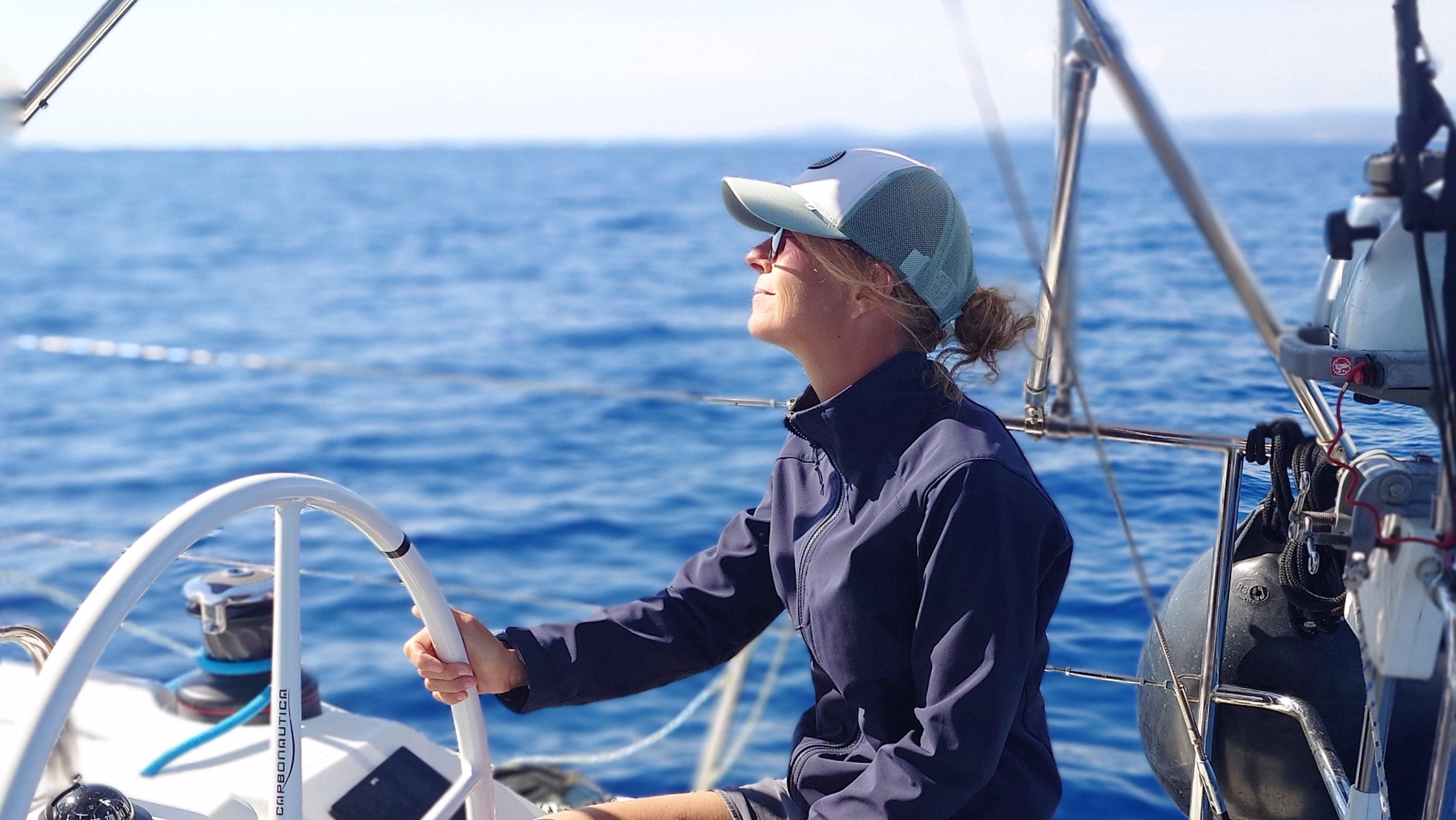 All Winds Adventures develop relaxed confidence on the helm during our coaching weeks