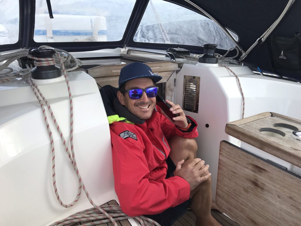 Dave in PAME mode checking the manouvere was going to be possible and being aware of escapes before committing.