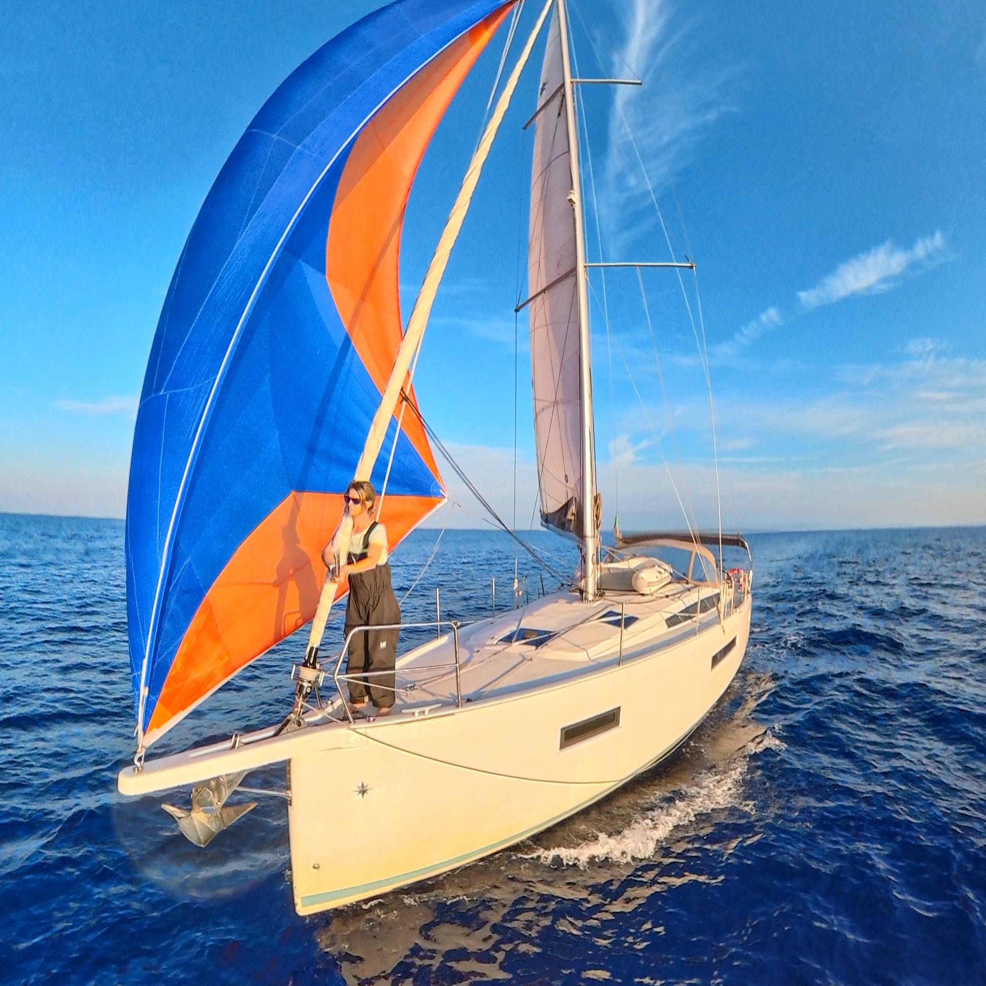 Me time on the foredeck